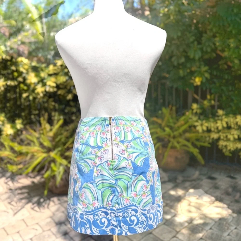💥🆕💥 Lilly Pulitzer Tate Skirt (Bay Blue Coasting)